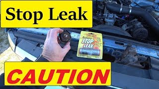 Radiator Stop Leak CAUTION use ⚠ [upl. by Neill]