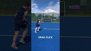 Field hockey drag flick fieldhockey dragflicking [upl. by Wurtz]