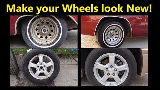 DIY Rust amp Tarnish Elimination Chrome Alloy Wheels Bumpers Water Sandblasting Pressure Washer Magic [upl. by Attennot318]