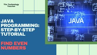 Java Tutorial Find Even Integers [upl. by Ymot821]