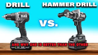 Regular Drill vs Hammer Drill and why you should buy one over the other [upl. by Ciro58]