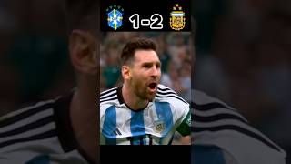 Brazil 🇧🇷 vs Argentina 🇦🇷 🔥🔥  Fifa World Cup 2030 Final  Highlights shorts messi football [upl. by Nibas]