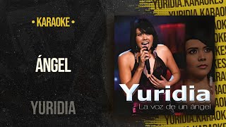 Ángel • Yuridia Karaoke [upl. by Atikan]