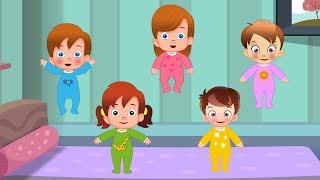 Five Little Babies  Nursery Rhyme  kids songs  baby rhyme [upl. by Dusen]