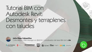 butic  Tutorial  Desmontes y terraplenes con taludes en Autodesk Revit [upl. by Montford296]