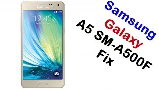 How to Samsung Galaxy A5 SMA500F Firmware Update Fix ROM [upl. by Eisen257]