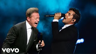 Luis Miguel Y David Bisbal quotContigo Aprendíquot En Vivo [upl. by Serafine]