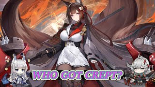 Azur Lane  Amagi CV review someone got crept [upl. by Nylanna]