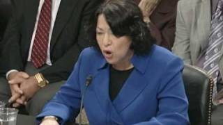 Senate Judiciary Committee Hears From Judge Sonia Sotomayor [upl. by Nowujalo439]