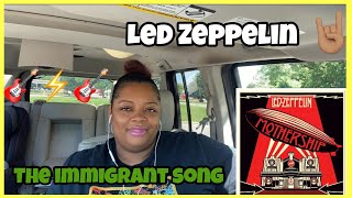 LED ZEPPELIN  IMMIGRANT SONG  REACTION [upl. by Hafital110]