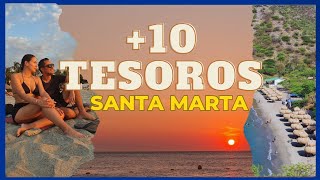 ¿Qué hacer en SANTA MARTA y sus alrededores☀️ Descubre los tesoros del CARIBE COLOMBIANO🏖 [upl. by Linus]