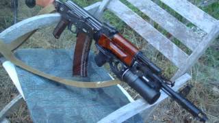 Dboys GP25 Airsoft Grenade Launcher for AK74 Series Rifles [upl. by Vez92]