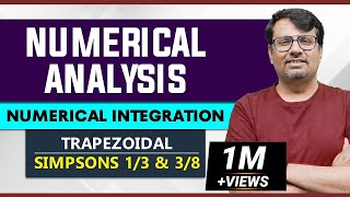 Numerical Integration  Trapezoidal Rule amp Simpsons Rule [upl. by Letnwahs]