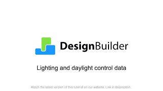 39 Lighting and daylight control data [upl. by Geithner]