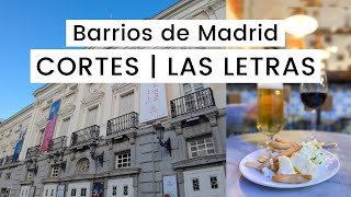 LAS LETRAS El barrio más clásico de Madrid  A dónde ir comer y beber [upl. by Nosmoht]