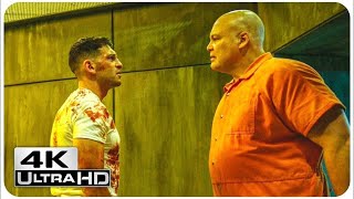 Punisher vs Wilson FiskKingpin Pelea  DAREDEVIL 2X09 [upl. by Savage]