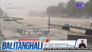 Marikina River kasalukuyang nakataas sa 2nd alarm Lebel ng tubig nasa 171 meters  Balitanghali [upl. by Nylcaj467]