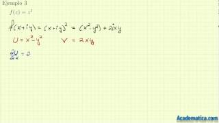 Ejemplos de ecuaciones de cauchyriemann [upl. by Anauq513]