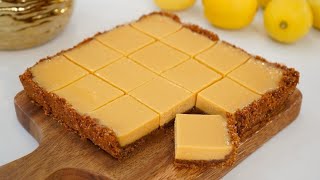 Super Easy Creamy Lemon Bars so luscious that melts in your mouth [upl. by Declan]