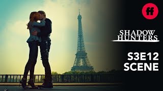 Shadowhunters Season 3 Episode 12  Clace Kiss By The Eiffel Tower  Freeform [upl. by Staley]