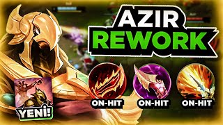 AZIR REWORK😱 1323 YAMASI YENİ AZIR [upl. by December250]