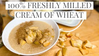 ANNOUNCEMENT  100 Freshly Milled Cream of Wheat Recipe  Prepper Pantry Meals [upl. by Herold]