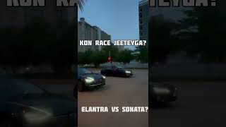 Elantra vs Sonata 25 toyota automobile civic cars funny civicnation trending [upl. by Henriette]