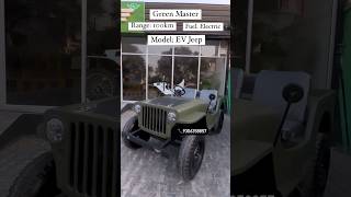 Ev Jeep  📲9306358857  greenmasterin gm greenmaster greenmastercar classiccar vintage [upl. by Nnylkcaj]