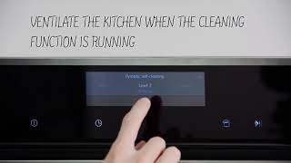 NEFF Oven  How to use the Pyrolytic SelfCleaning Function [upl. by Luing]