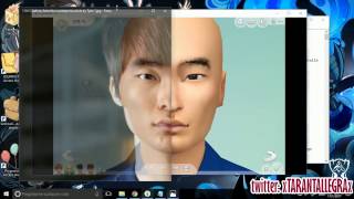 Faker SIMS 4 CAS update CUS actualización [upl. by Sucam]