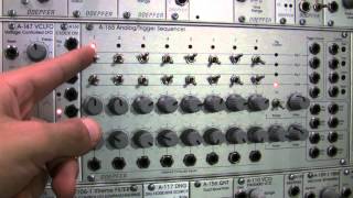 Doepfer A155 AnalogTrigger Sequencer Basics [upl. by Pavla]