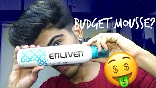 ENLIVEN New Hair Mousse Product Review  Mens Hairstyle [upl. by Euphemie]