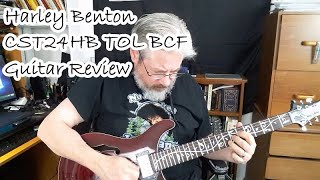 Harley Benton Guitar CST 24 HB TOL BCF Review [upl. by Derna130]