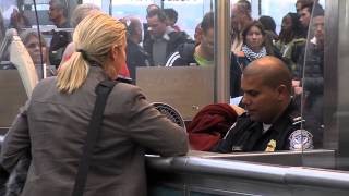 US Customs amp Border Protection Operations Back at Newark Airport [upl. by Emmer]