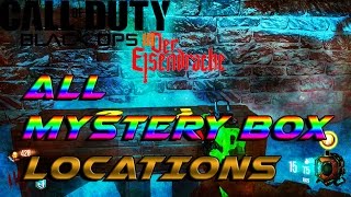 Bo3  Nazi Zombie Der Eisendrache Mystery Box locations Call of Duty Black Ops 3 [upl. by Lawan]