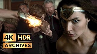 Zack Snyders Justice League  4K  HDR   Wonder Womans bank heist scene  credit cookie [upl. by Trisa]