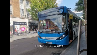 Exeter Buses In 2024 [upl. by Idnahr]