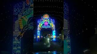 Ma ka darwar Decoration Lighting 🤗ytshorts durgapuja trending trendingshorts ytviral shorts [upl. by Son]