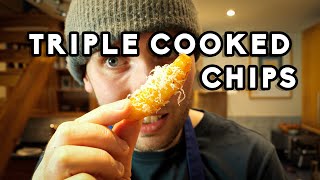 How To Make Triple Cooked Chips [upl. by Assirroc107]