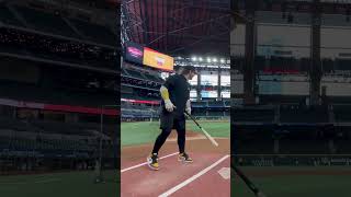 Hitting nukes at Globe Life Field 🤩 [upl. by Rehttam]