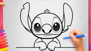 come disegnare stitch tutorial [upl. by Nuhsal]