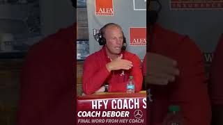 Coach Kalen DeBoer Final Word before AlabamaGeorgia game [upl. by Thorn]