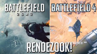 Battlefield 2042 Rendezook jet scene vs Battlefield 4 comparison [upl. by Geoff612]