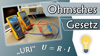 Ohmsches Gesetz Alles quotURIquot Erklärung und praktischer Versuch  Gleichstromtechnik 3 [upl. by Amikehs]