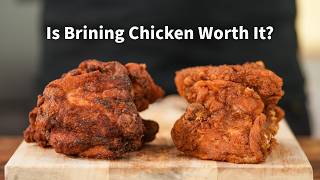 Does Brining Chicken Make a Difference  Fried Chicken Recipe [upl. by Norak]