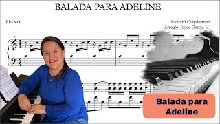 🎹🎵Balada para Adelina  Partitura piano [upl. by Nich353]