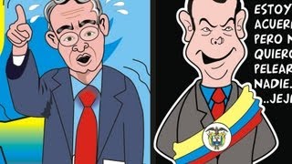 CARICATURAS colombianas por  FRANKY GUEVARA [upl. by Issie226]