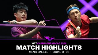 Nicholas Lum vs Liam Pitchford  MS R32  WTT Champions Macao 2024 [upl. by Helmut]