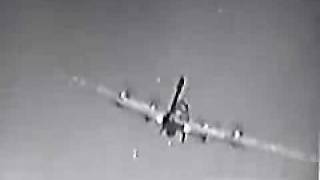 Luftwaffe Gun Camera B17 Attacked [upl. by Eugirne]