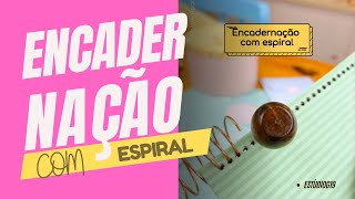 Encadernação com espiral  olha que dica legal [upl. by Lat658]